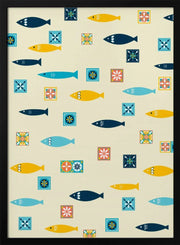 Sardinas Y Mosaicos - Elizabeth C Framed Art | Home or Office Art