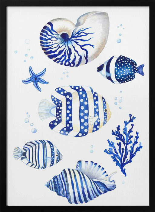 Inspired by the Tranquil Beauty of the Ocean - Isabelle Brent Framed Art | Home or Office Art