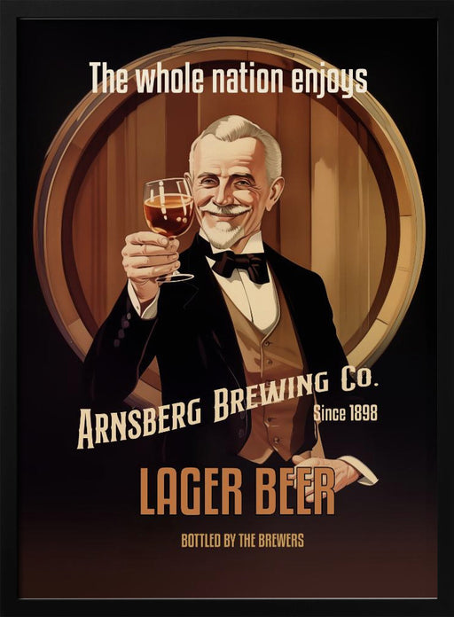 Lager Beer - Andreas Magnusson Framed Art | Home or Office Art