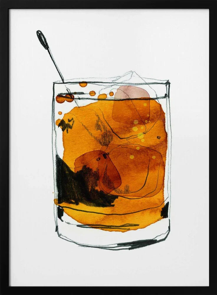 Whisky - Ekaterina Koroleva Framed Art | Home or Office Art