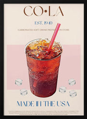 Chilled Cola Delight - Nazma Khokhar Framed Art | Home or Office Art