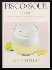 Pisco Delight - Nazma Khokhar Framed Art | Home or Office Art