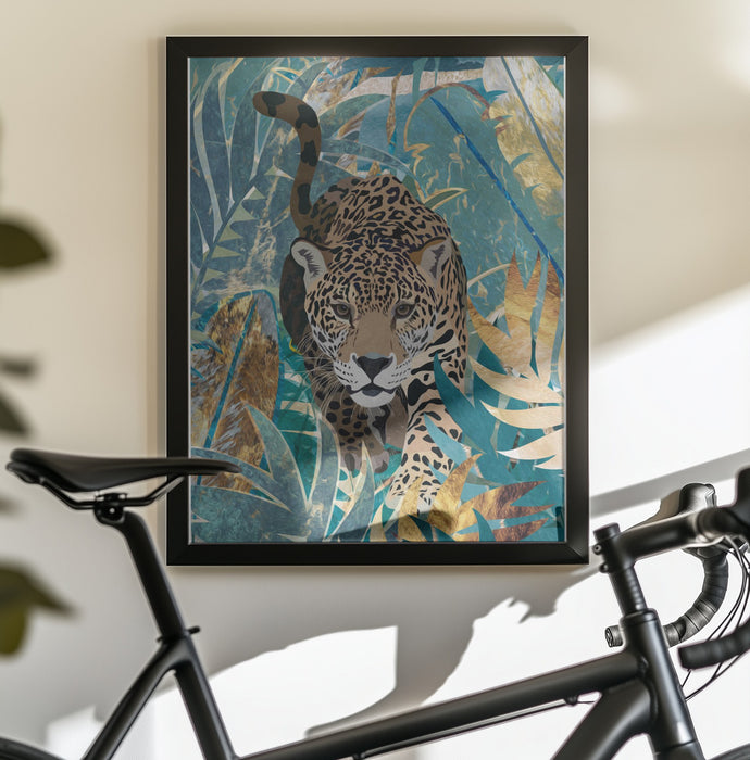 Jaguar Jungle 2 Framed Art Sarah Manovski | Home or Office Art