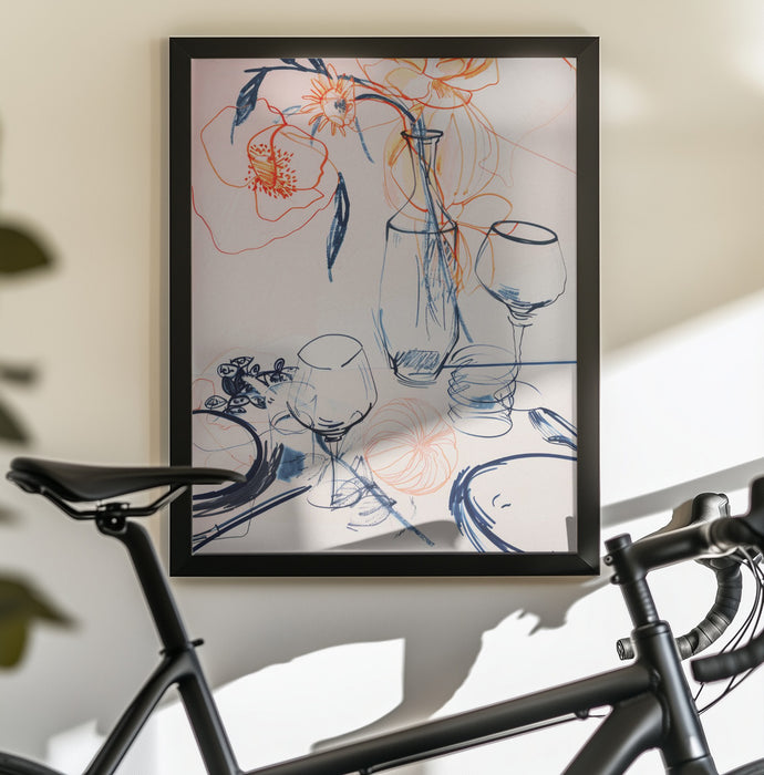 Table still life no 1 - Treechild Framed Art | Home or Office Art