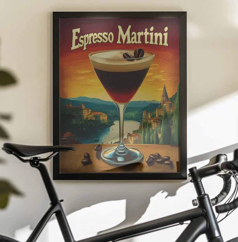 Espresso Martini Vintage - Andreas Magnusson Framed Art | Home or Office Art