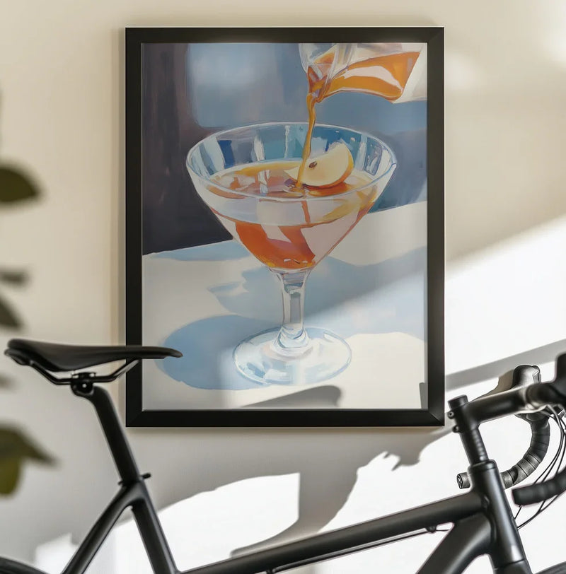Pouring Lemon Tea into a Glass - Melloi Art Prints Framed Art | Home or Office Art