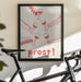 Prost! Wine Party with Friends - Rio Soléy Framed Art | Home or Office Art