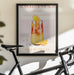 Tropical Sunset Sip - Nazma Khokhar Framed Art | Home or Office Art
