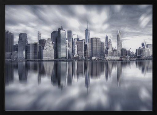 Manhattan Reflection Framed Art Michael Zheng | Home or Office Art