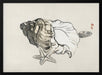 Star Fish and Conch - Kono Bairei Framed Art | Home or Office Art