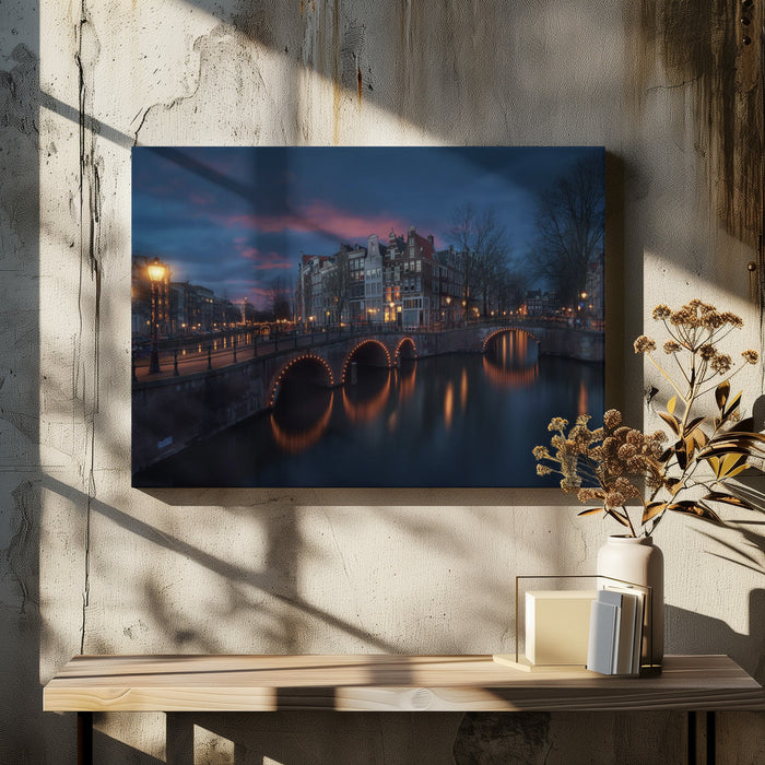 Keizersgracht - Juan Pablo de Miguel Framed Art | Home or Office Art
