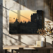 Sunrise in Bagan Framed Art Marco Tagliarino | Home or Office Art