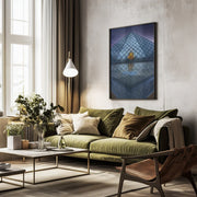 The piramid Framed Art Jorge Lopez Noval | Home or Office Art