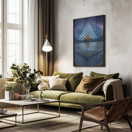 The piramid Framed Art Jorge Lopez Noval | Home or Office Art