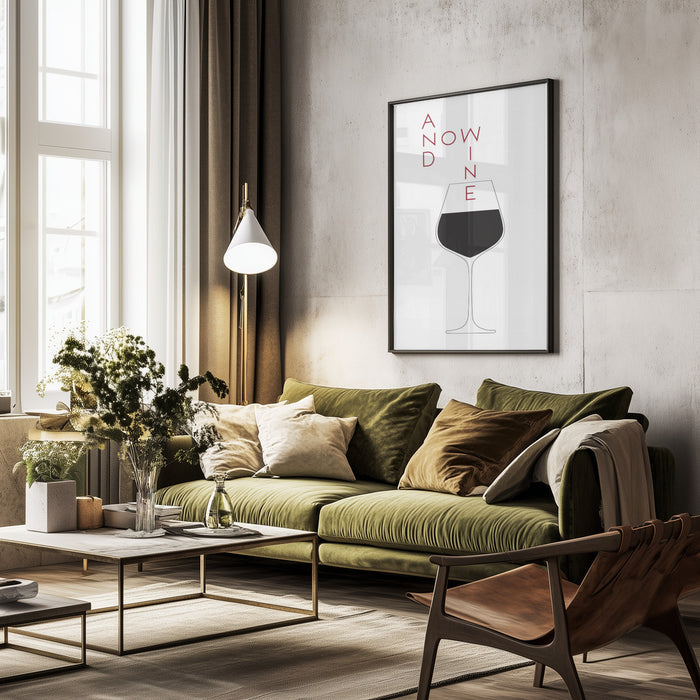 And Now Wine - Pictufy Studio II Framed Art | Home or Office Art