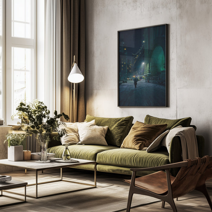 Under the Bridge Framed Art Javier de la Torre | Home or Office Art
