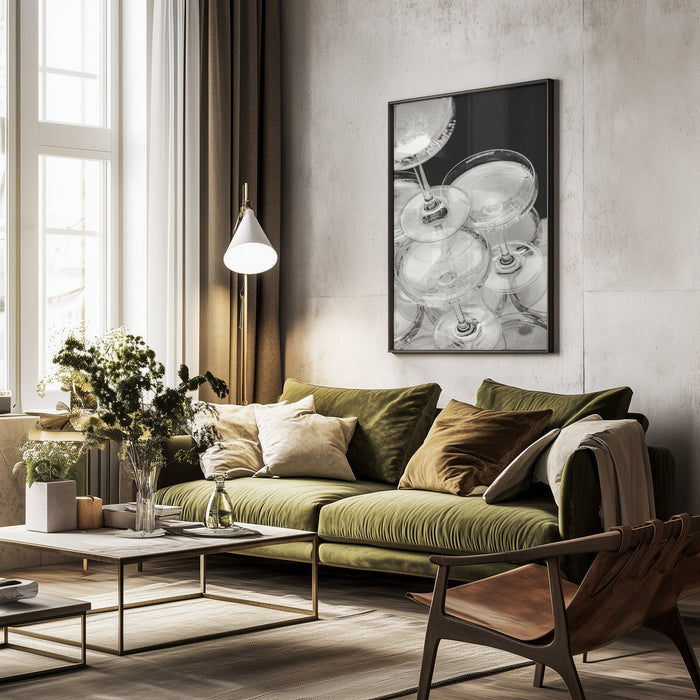 Champagne tower_5 - Pictufy Studio III Framed Art | Home or Office Art