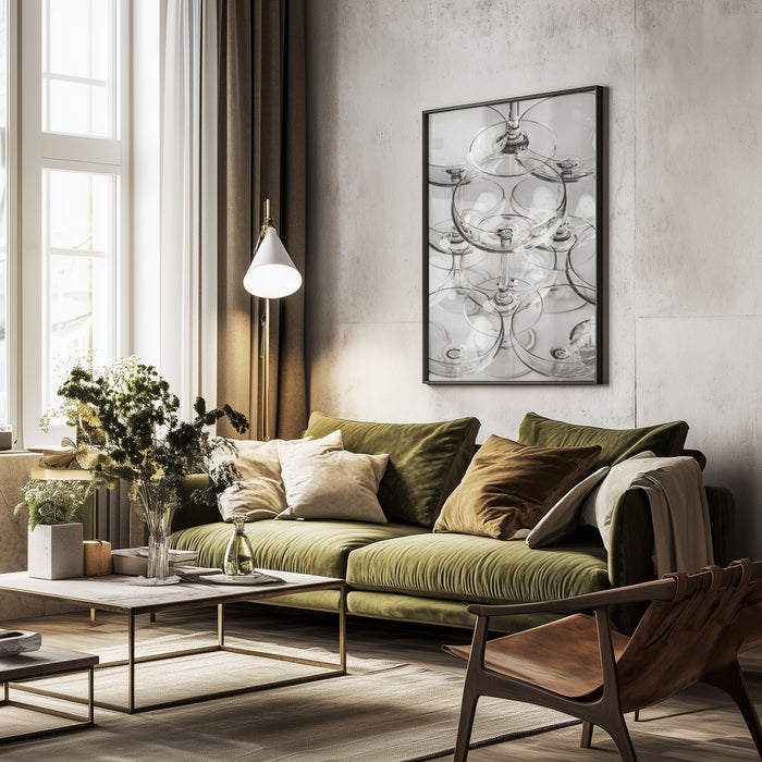 Champagne tower_7 - Pictufy Studio III Framed Art | Home or Office Art