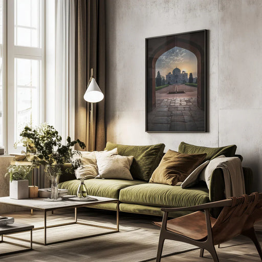 Humayun tomb Framed Art Glowing frame ! Framed Art Ramamurthi Palaniraman | Home or Office Art