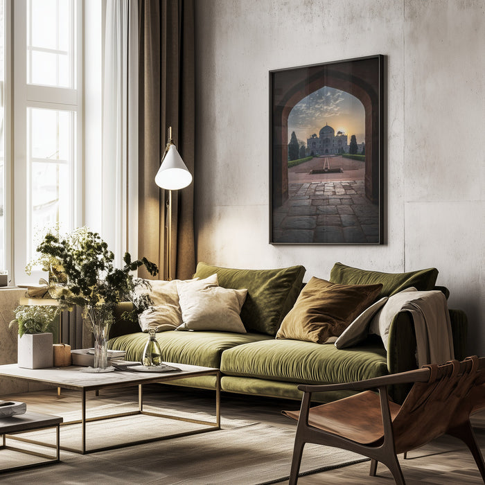 Humayun tomb Framed Art Glowing frame ! Framed Art Ramamurthi Palaniraman | Home or Office Art