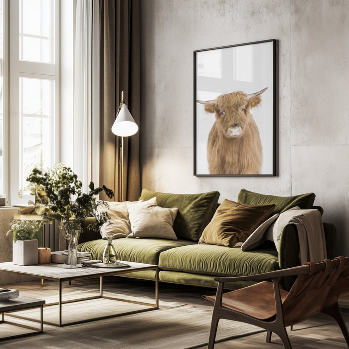 Baby Cow Framed Art Kathrin Pienaar | Home or Office Art