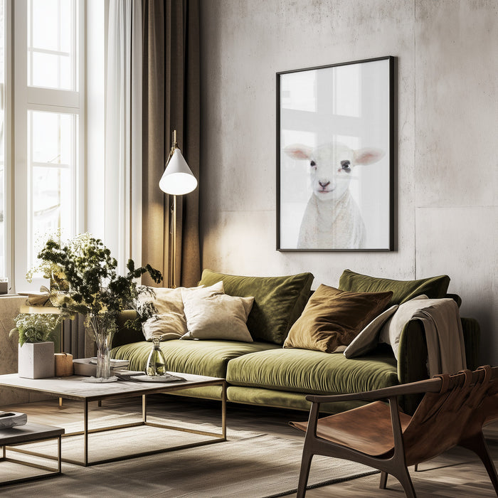 Baby Lamb Framed Art Kathrin Pienaar | Home or Office Art