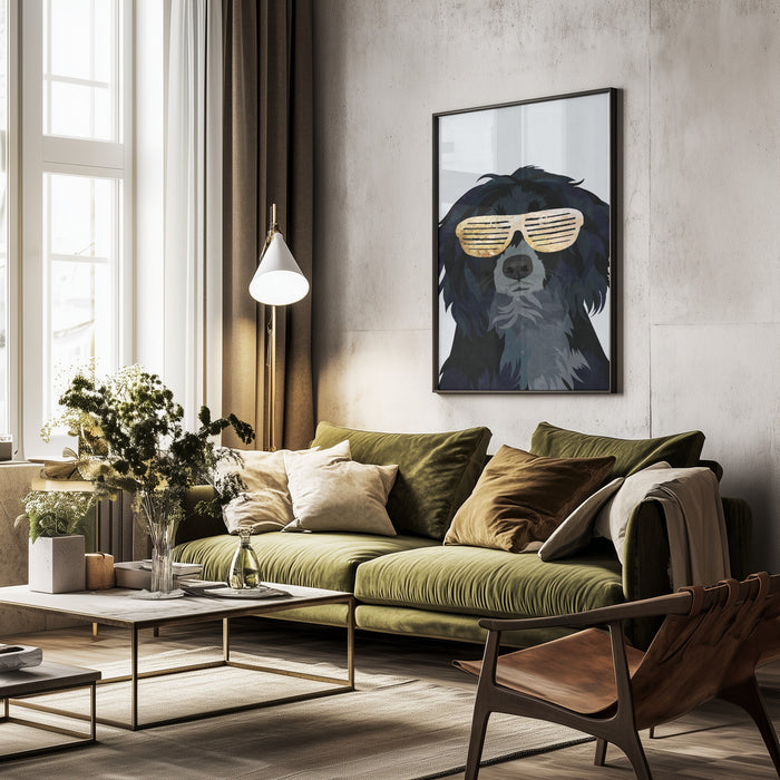 Hiphop Cockerspaniel Framed Art Sarah Manovski | Home or Office Art