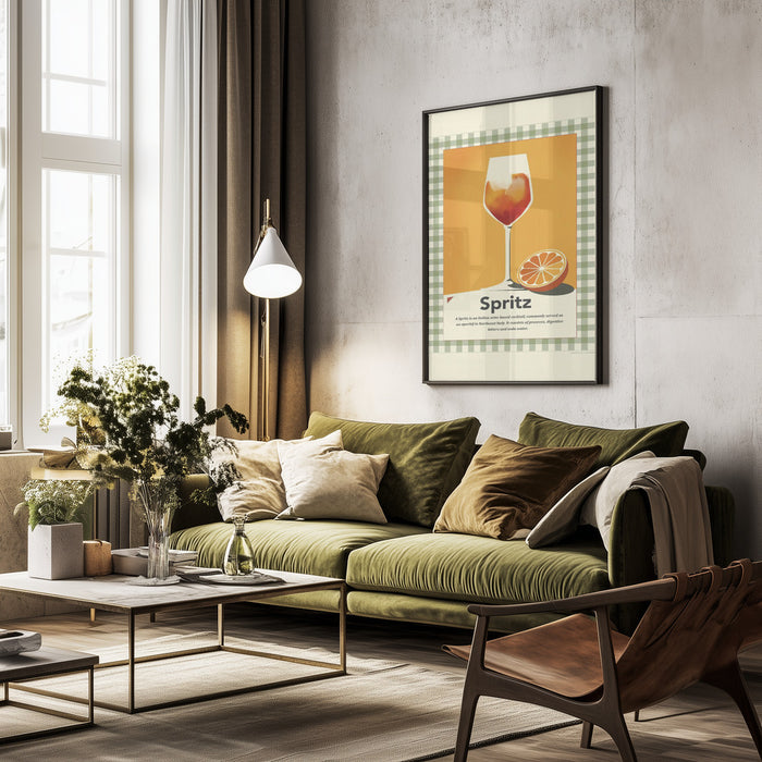 Spritz retro print - Dion Gem Framed Art | Home or Office Art