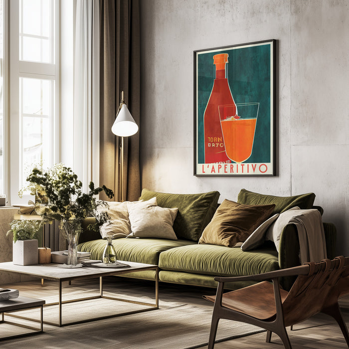 L&#039;aperitivo - Bo Anderson Framed Art | Home or Office Art