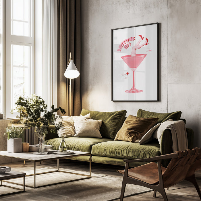 Martini Mischief - Athene Fritsch Framed Art | Home or Office Art