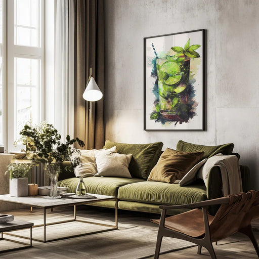 Drinks cocktail - Justyna Jaszke Framed Art | Home or Office Art