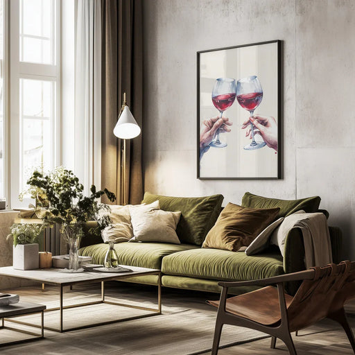 Cheers to us - Andreas Magnusson Framed Art | Home or Office Art