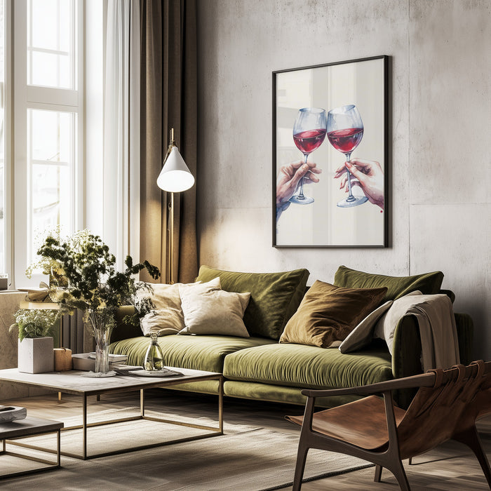 Cheers to us - Andreas Magnusson Framed Art | Home or Office Art