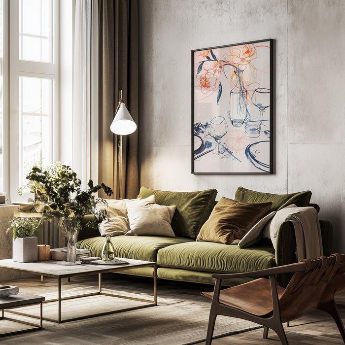 Table still life no 1 - Treechild Framed Art | Home or Office Art