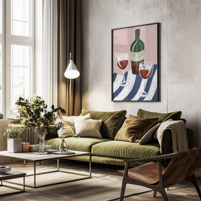 Wine time - EMELIEmaria Framed Art | Home or Office Art