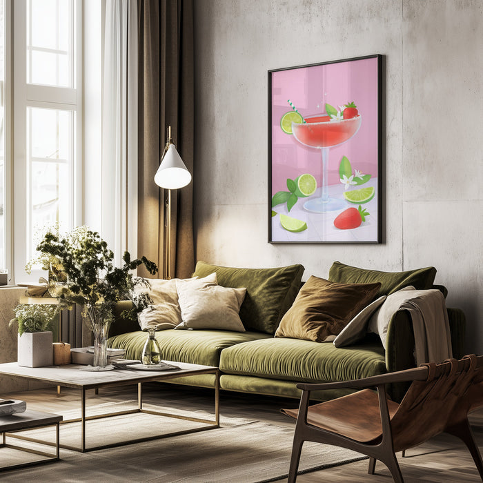 Daiquiri Cockail - Petra Lizde Framed Art | Home or Office Art