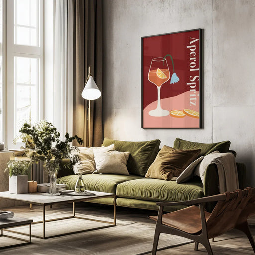 Aperol Spritz - Miho Art Studio Framed Art | Home or Office Art