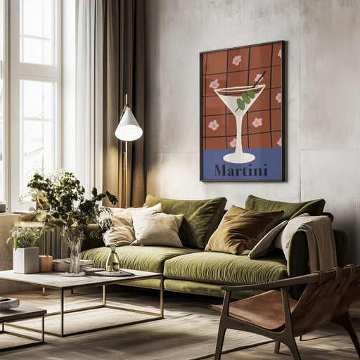 Martini - Miho Art Studio Framed Art | Home or Office Art