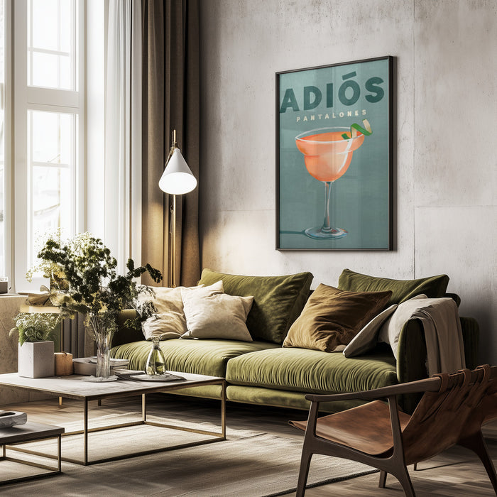 Pantalones - The Whiskey Ginger Framed Art | Home or Office Art