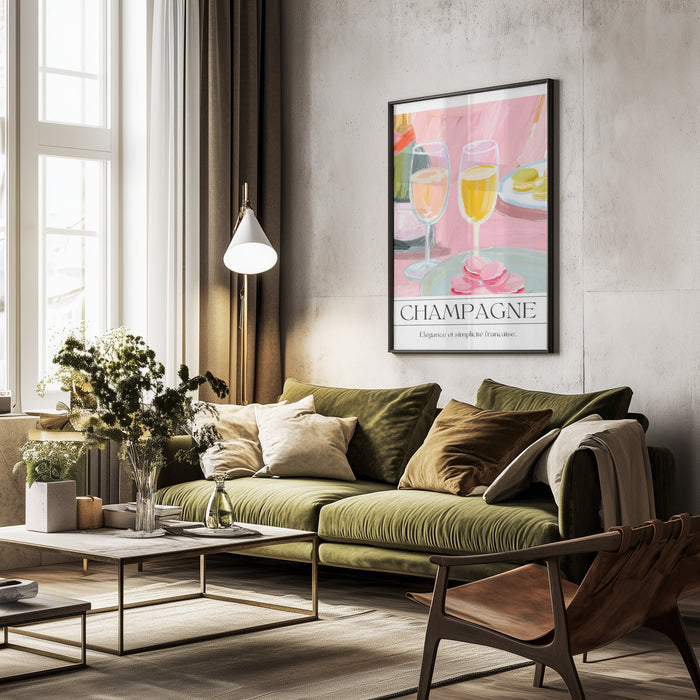 Champagne - Ohkimiko Framed Art | Home or Office Art