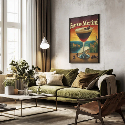 Espresso Martini Vintage - Andreas Magnusson Framed Art | Home or Office Art