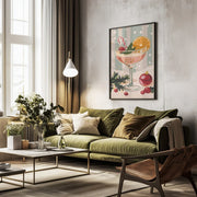 Christmas Cocktail - Melloi Art Prints Framed Art | Home or Office Art