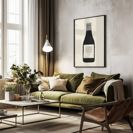 ENJOY - Wilma Wenåker Framed Art | Home or Office Art