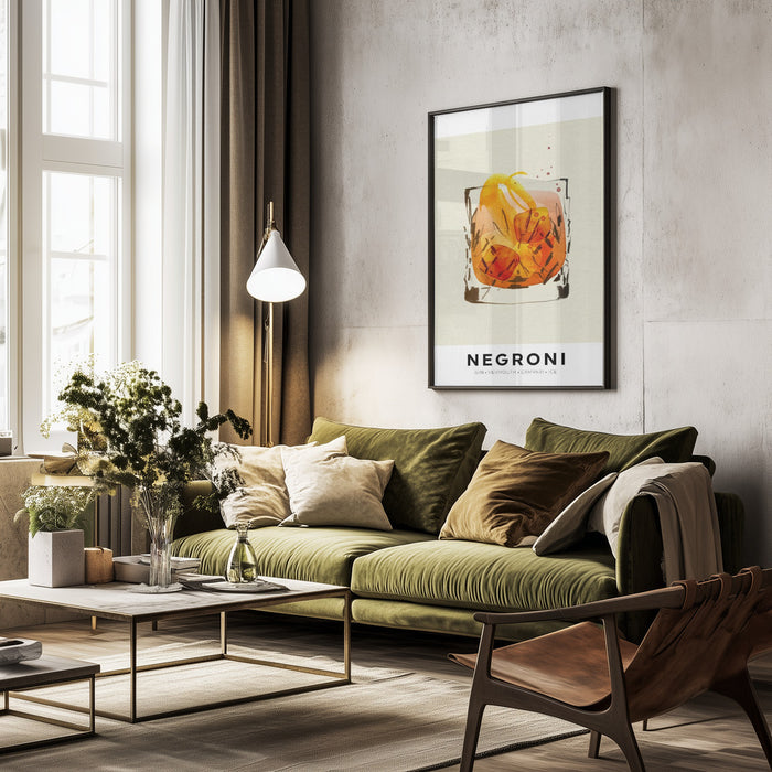 Negroni - Ekaterina Koroleva Framed Art | Home or Office Art