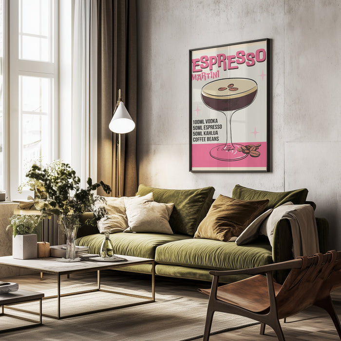 Espresso Martini - WallChart Art Studio Framed Art | Home or Office Art