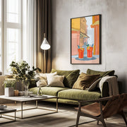 Two Aperols Please! - Uma Gokhale Framed Art | Home or Office Art