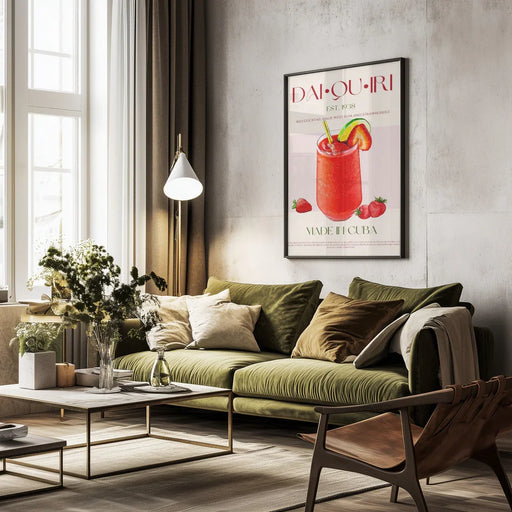 Cuban Daiquiri Delight - Nazma Khokhar Framed Art | Home or Office Art