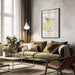 Illustration Of A Limoncello Drink - Nazma Khokhar Framed Art | Home or Office Art