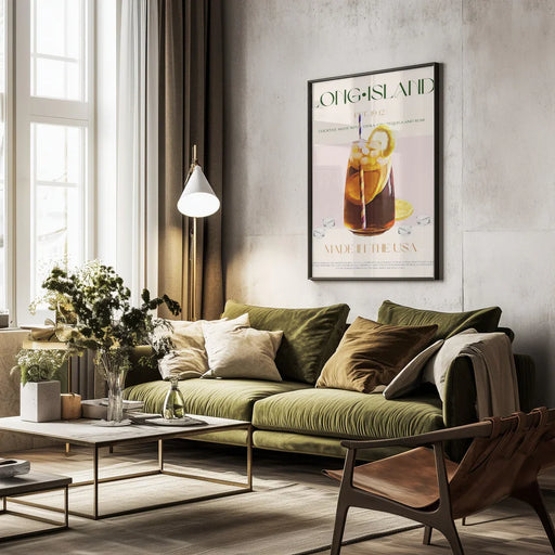 Island Cocktail Delight - Nazma Khokhar Framed Art | Home or Office Art