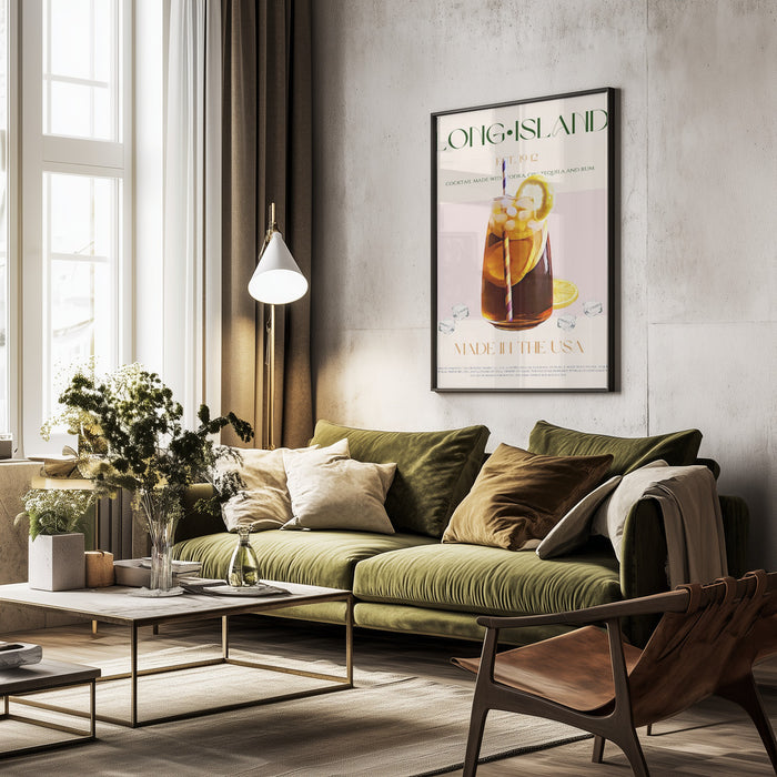 Island Cocktail Delight - Nazma Khokhar Framed Art | Home or Office Art